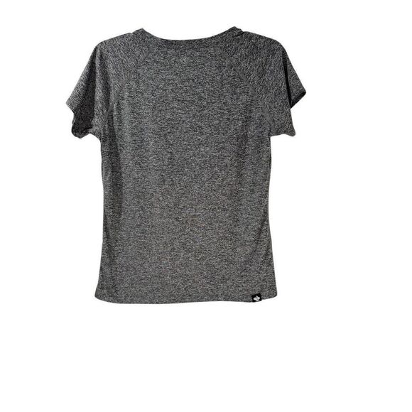 Rabbit women’s short sleeve heather gray dot wine t-shirt size Large #7-1927 - Picture 7 of 7